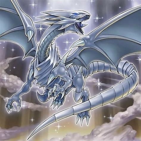 blue eyes white dragon artwork